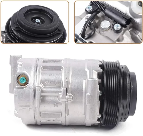 Vista 2 de Compresor de aire acondicionado con embrague, para Mercedes-Benz E320/ML320 3.2L 1996 1997 1998 1999 2000 2001 2002 compresor de aire acondicionado