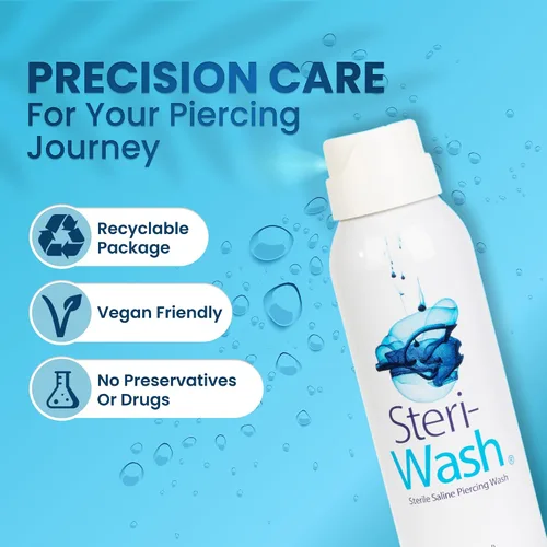 Vista 3 de Steri-Wash Postcare Piercing Spray 3 oz