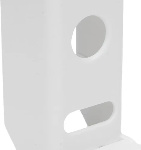 Vista 9 de Soporte de pared apto para Dot 4 5, diseño de ahorro de espacio, gestión de cables, material ABS, altavoz inteligente ABS que ahorra espacio, Blanco