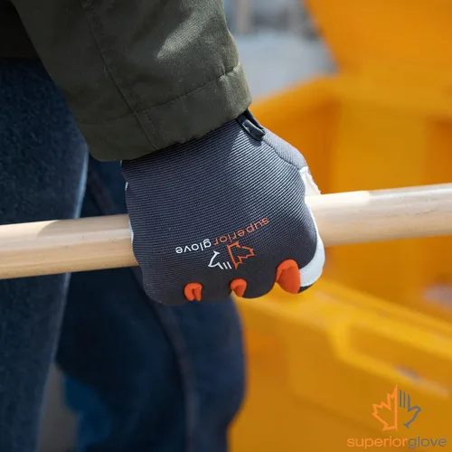 Vista 4 de Guantes de cuero mecánico - Equipo de embrague de protección de mano resistente (1 par) MXGCE