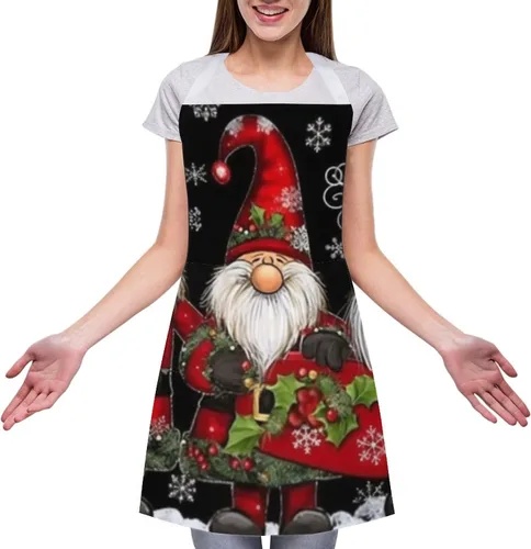 Vista 3 de Delantales de gnomo, duradero, cómodo, resistente, con bolsillos, para hombres y mujeres (paquete de 1), Gnome