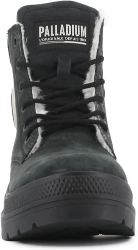 Vista 3 de Palladium Botines clásicos para mujer Negro