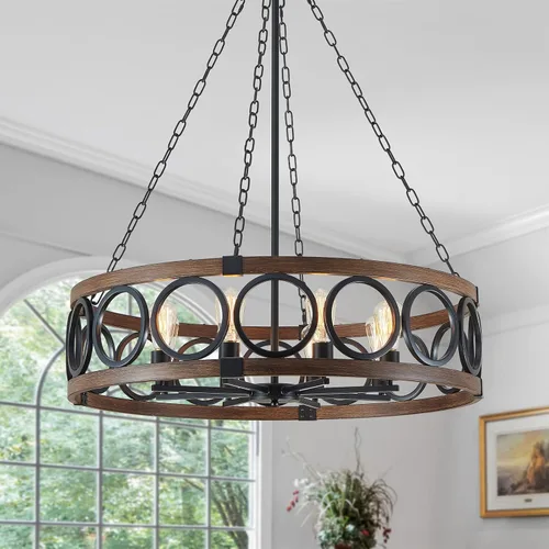 Vista 17 de XINGQI Candelabro moderno de 3 luces, lámpara colgante de 13", altura ajustable, accesorios de iluminación para comedor, dormitorio, sala de estar