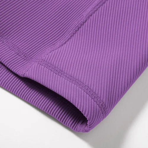 Vista 5 de OMKAGI - Pantalones cortos de entrenamiento de cintura cruzada para mujer con bolsillo, de 5 pulgadas de entrepierna, pantalones cortos de cintura