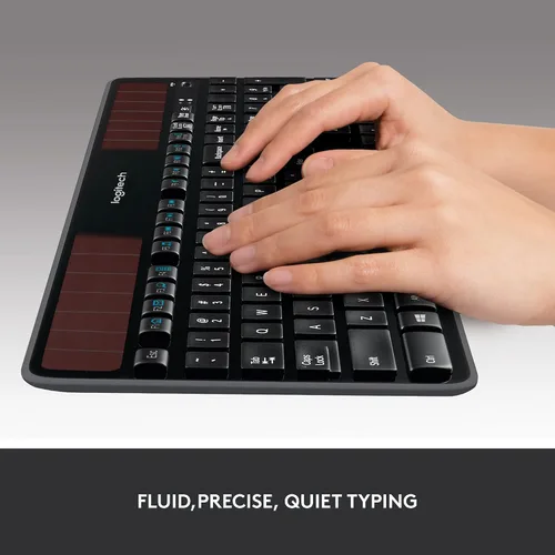 Vista 2 de Teclado solar inalámbrico K750, de Logitech , Negro talla única