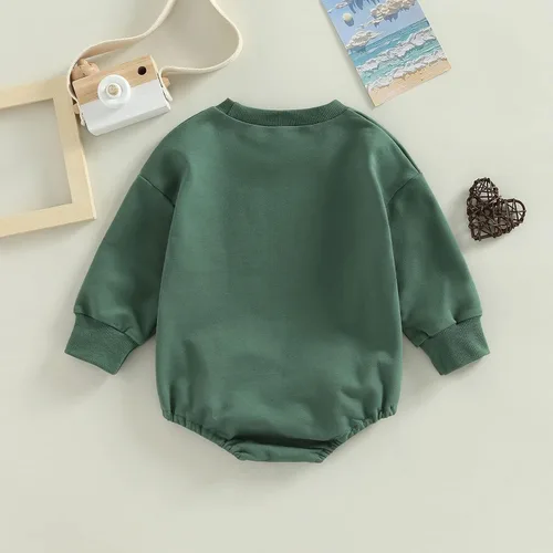 Vista 101 de Adobabirl Traje de Halloween para bebé, sudadera de fantasma, calabaza, mameluco, suéter de gran tamaño, lindo para otoño e invierno