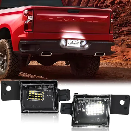 Vista 10 de Luz LED para placa de matrícula compatible con Dodge Ram 1500 2500 3500 2003-2018, accesorios de luces de matrícula, montaje de repuesto