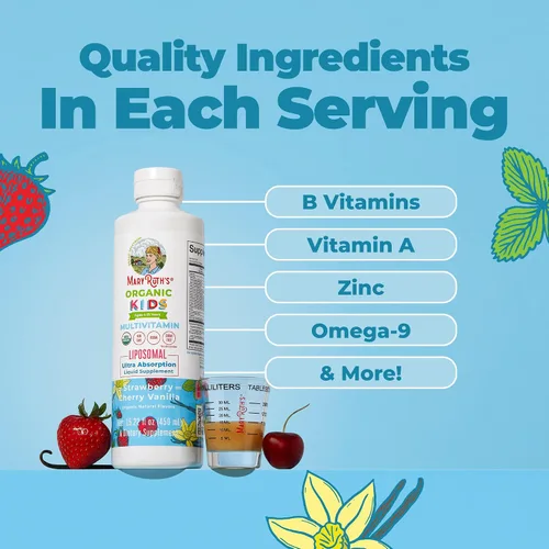 Vista 6 de Multivitamínico para niños Multivitamínico sin azúcar Vitaminas líquidas para niños Suplemento de apoyo inmunológico Salud cognitiva
