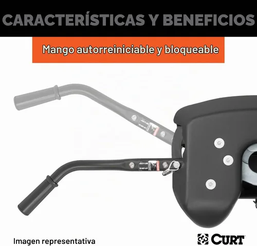 Vista 8 de CURT Enganche de 5ª rueda 16043 A16 compatible con sistema de disco seleccionado, 16,000 libras
