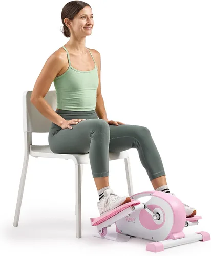 Vista 8 de Sunny Health & Fitness Under Desk Pedal Elliptical Machine, Adjustable Resistance Leg Exerciser Office Home Workout While Sitting for Seniors