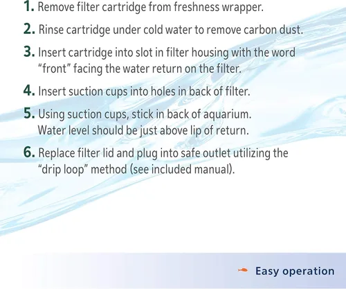 Vista 7 de Aqueon QuietFlow E - Filtro de alimentación interno extra pequeño - 3 galones