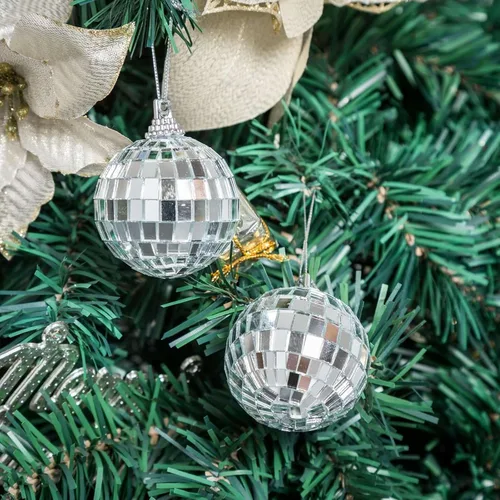 Vista 18 de Efavormart - 6 espejos de cristal de oro rosa de 2 pulgadas, decoración de fiesta de discoteca para bodas, eventos, fiestas de cumpleaños