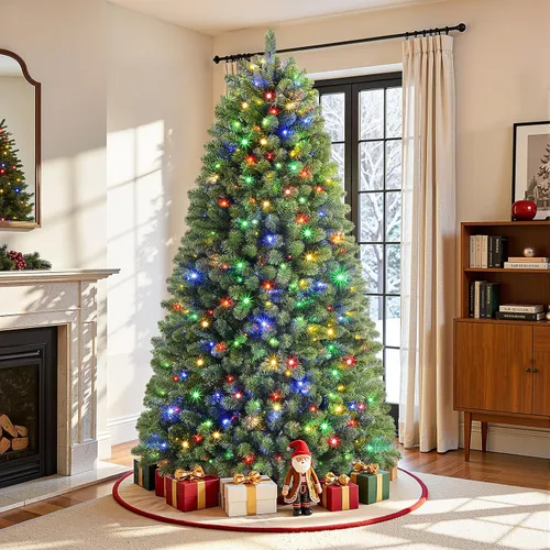 Vista 8 de Alupssuc 5ft Classic Spruce Artificial Prelit Christmas Tree