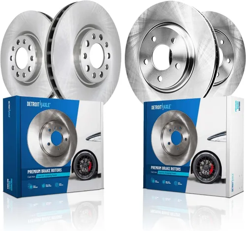 Vista 28 de Detroit Axle - Rotores de freno para Ford Mustang 2015 2016 2017 2018 2019 2020 2021 2022 2023 Rotores de freno de disco 2016 2017 2018 2019