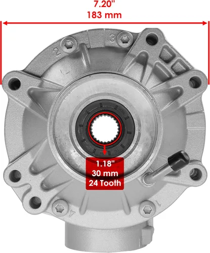 Vista 2 de Caltric Diferencia diferencial trasera completa compatible con Can-am Outlander 450 570 4X4 2016 2017 2018 2019