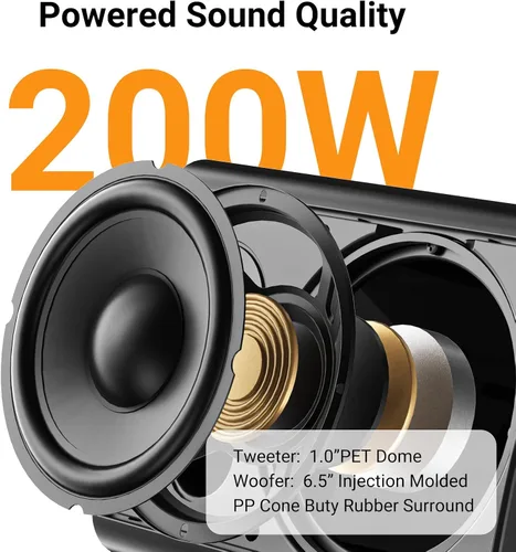 Vista 6 de STUDIOFINIX Altavoces Bluetooth de 6.5 pulgadas para interiores y exteriores, impermeables, con cable, para montaje en pared, altavoces activos
