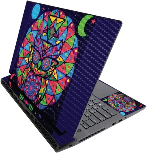 Vista 527 de MightySkins - Skin brillante con purpurina para Alienware M17 R3 (2020) y M17 R4 (2021) - Diversión de los años 90 Acabado duradero con purpurina
