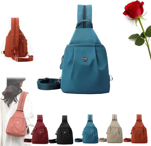 Vista 11 de Mochila convertible para mujer, impermeable, Oxford, 3 en 1, antirrobo, bolsa cruzada de viaje para viajes, Negro
