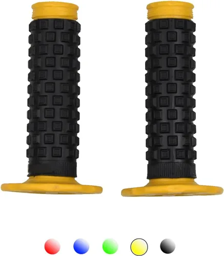Vista 9 de Agarres para Manillar de Motocicleta 7/8" Agarres para Bicicleta de Cross con Parte Superior en Forma de Almohada Agarres Antideslizantes de Goma
