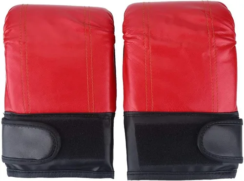 Vista 7 de Guantes de boxeo para entrenamiento, 1 par de guantes de saco de arena para hombres, mujeres y adultos, para entrenamiento profesional, boxeo