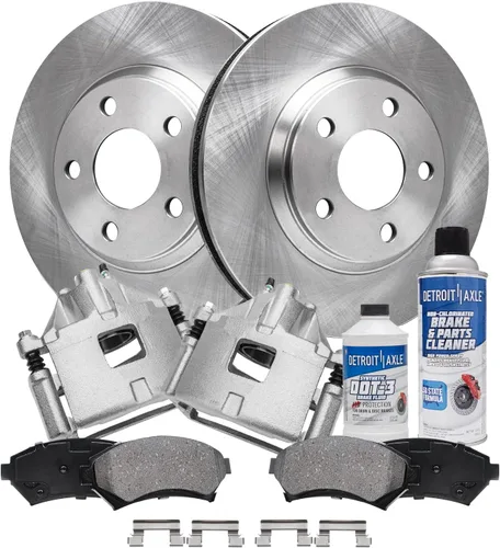 Vista 31 de Detroit Axle - Rotores de freno para Nissan NV2500 NV3500 NV1500 NV1500 2012-2021, repuesto de rotores de freno de disco: rotor delantero de 14.17