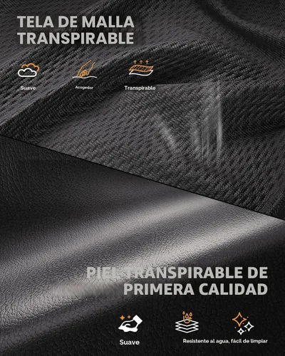 Vista 8 de GTPLAYER Silla de juegos grande y alta con reposapiés, silla de escritorio ergonómica de oficina con cojín de 4.4 pulgadas de grosor y asiento ancho