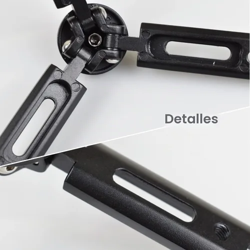 Vista 9 de Mini trípode de aluminio, trípode de mesa de escritorio para Zhiyun Smooth Q/4, Crane Plus/2, Weebill s, Ronin S/SC/RS2/RSC2, Osmo Mobile