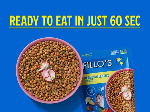 Vista 3 de Fillo's Paquete de Variedad de Frijoles Listos para Comer Frijoles Negros, Lentejas y Frijoles Rosados Sin Gluten, Sin Conservantes, Aptos