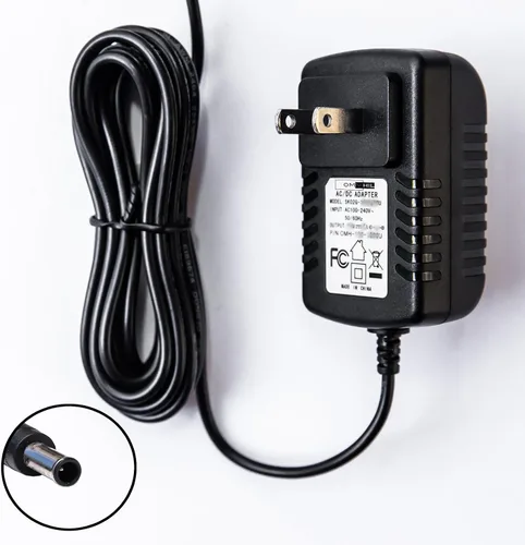 Vista 3 de Omnihil Adaptador de corriente AC/DC de 8 pies compatible con Elmo TT-12 TT-12ID Proyector InterAC tive Document Camera #1331 Fuente de alimentación