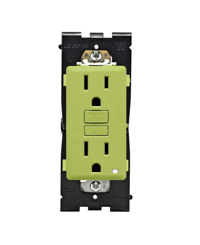 Vista 7 de Leviton Renu - Toma GFCI autocomprobada resistente a manipulaciones, 15 amperios, RGF15-CA, café con leche
