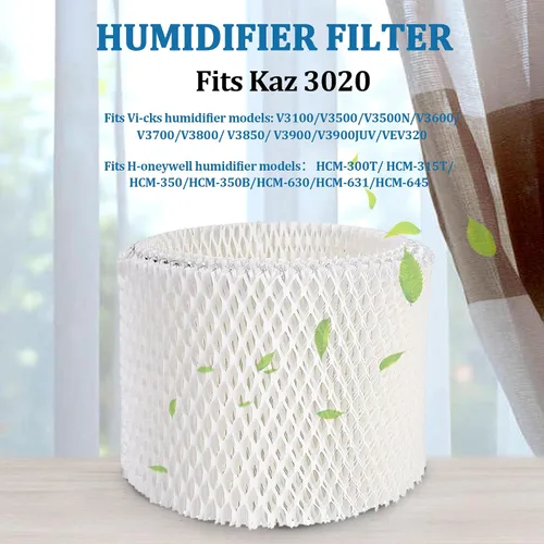 Vista 4 de Cenipar WF2 - Filtros humidificadores de repuesto para Kaz para filtros humidificadores Vicks V3100, V3500, V3700, V3900 Enviracaire ECM-500 Sunbeam