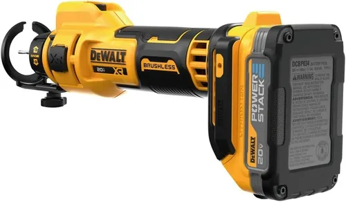 Vista 6 de DEWALT - Pistola de tornillos inalámbrica de 20V MAX y kit de recorte con 2 baterías POWERSTAK y cargador incluidos (DCK265E2)