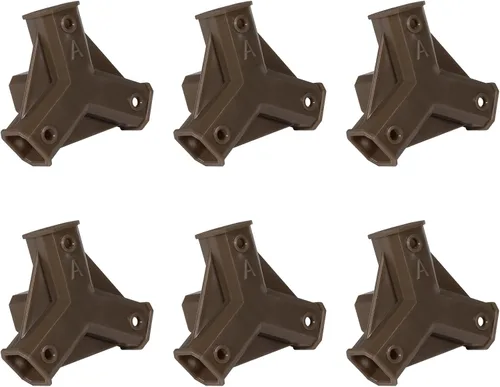 Vista 13 de Tikea Soporte para Plantas de Interior y Exterior Soporte Hexagonal de Esquina para Plantas Suculentas Plantas Pequeñas Estante de Madera