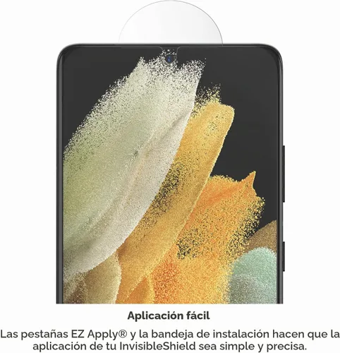 Vista 6 de ZAGG InvisibleShield GlassFusion+ - Protector de pantalla de vidrio híbrido - Hecho para Samsung GS21 (6.2") - Compatible con fundas