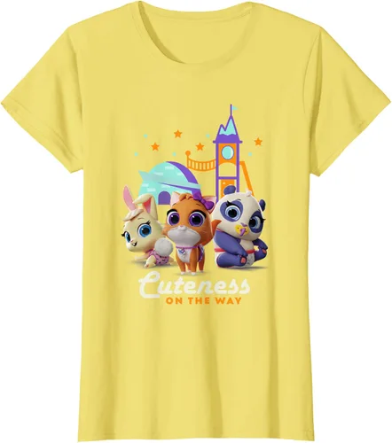 Vista 36 de Disney Camiseta Junior T.O.T.S. Cuteness On the Way Negro