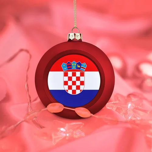 Vista 260 de Boobs Funny Shatterproof Matte Christmas Balls for Tree Wreath Home Decor 1PCS