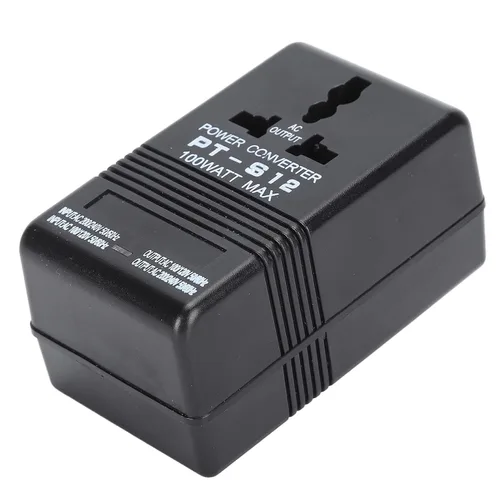 Vista 2 de Convertidor de voltaje AC 100v a 120v a 220v a 240v Step Up adaptador de corriente transformador 100w para viajes