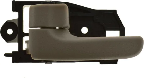 Vista 153 de TRQ Manija de puerta interior delantera izquierda cromada y negra para el lado del conductor compatible con Ford F-150 2012-2014