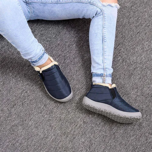 Vista 3 de Botas de nieve para mujer, impermeables, talla 12, botas de invierno para mujer, lindas botas de nieve peludas para mujer, botas de nieve