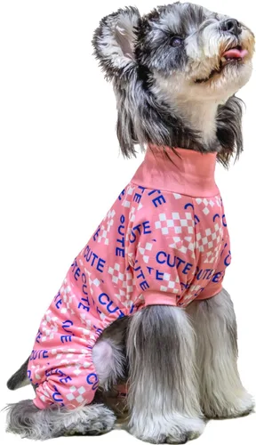 Vista 14 de CuteBone Pijama Térmico para Perro con Cuello de Tortuga, Abrigo Navideño de Forro Polar – Ropa Suave y Acogedora de Cuello Alto para Perros