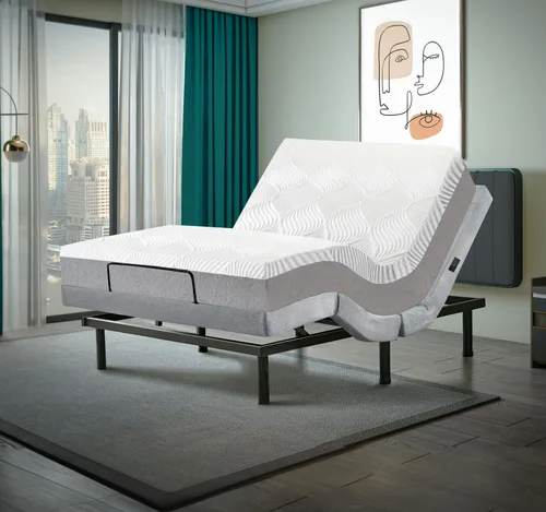 Vista 20 de Irvine Home Collection Base de cama ajustable de tamaño individual XL, características cargadas, gravedad cero, sin ronquidos, posiciones de memoria