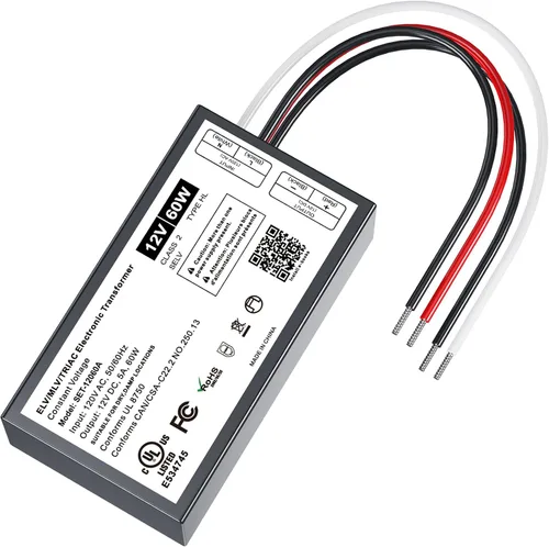 Vista 18 de Controlador LED regulable de 60 W, 12 V, Triac/ELV/MLV AC a DC compatible con Lutron y Leviton Dimmer, fuente de alimentación LED regulable 60W 12V