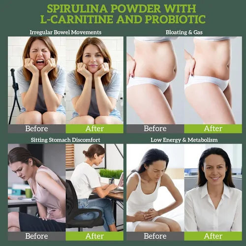 Vista 4 de Limpieza de colon para mujeres: Suplemento de limpieza intestinal con probióticos y cáscara de psyllium para desintoxicación suave equilibrio