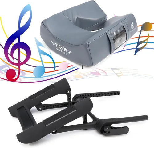 Vista 21 de Master Massage Universal MusicMaster - Juego de cojines redondos de media luna y mesa de masaje ajustable, juego de mesa de masaje/reposacabezas