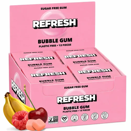 Vista 11 de Refresh Gum Garden Mint, goma de mascar de xilitol natural sin azúcar