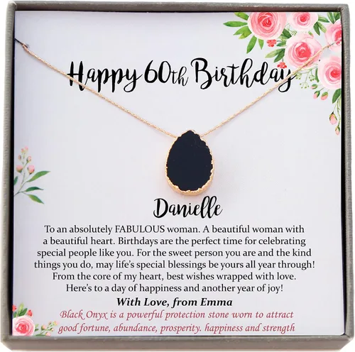Vista 15 de Be Wished Regalos personalizados de 60 cumpleaños para mujeres