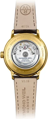 Vista 2 de Raymond Weil Reloj negro automático suizo con pantalla analógica Maestro 2237-PC-00659 para hombre, Negro -, Reloj automático