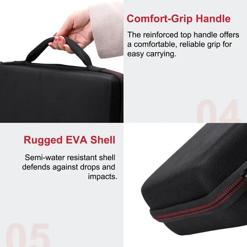 Vista 4 de LTGEM - Funda para controlador de DJ Hercules DJControl Inpulse 200 / DJControl Inpulse 200 MK2 - Bolsa de transporte protectora de viaje