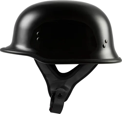 Vista 7 de Highway 21 Medio casco de 0.354 in para motocicleta, aprobado por DOT, protección de crucero ligero de perfil bajo, certificado FMVSS 218 (cromo, XS)
