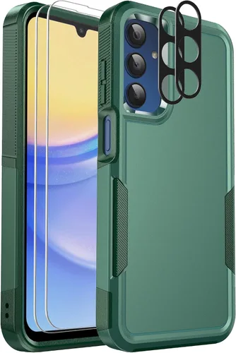 Vista 8 de Funda para teléfono Samsung Galaxy A15 5G, [protección contra caídas de grado militar de 15 pies]